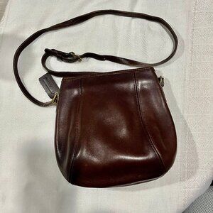 1990's vintage Coach handbag - Dk Brown - EUC